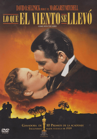 póster de la película histórica Lo que el viento se llevó