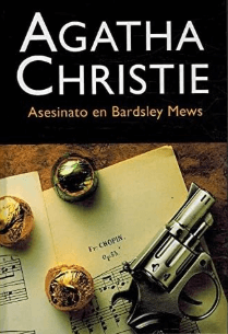 Portada de la novela de suspense de Agatha Christie Asesinato en Bardsley Mews