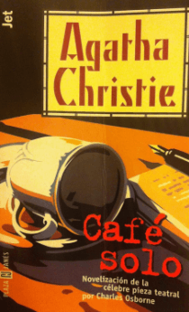 Portada de la novela de suspense de Agatha Christie Café solo