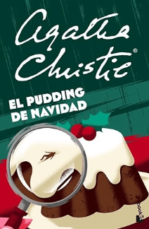 Portada de la novela de suspense de Agatha Christie El pudding de Navidad