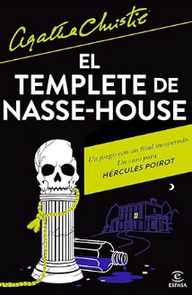 Portada de la novela de suspense de Agatha Christie El templete en Nasse-House