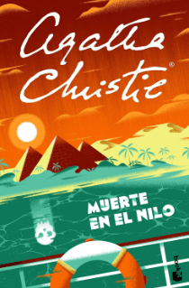Portada de la novela de suspense de Agatha Christie Muerte en el Nilo