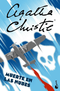 Portada de la novela de suspense de Agatha Christie Muerte en las nubes