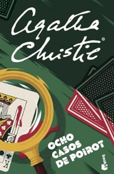 Portada de la novela de suspense de Agatha Christie Ocho casos de Poirot