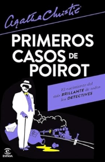 Portada de la novela de suspense de Agatha Christie Primeros casos de Poirot