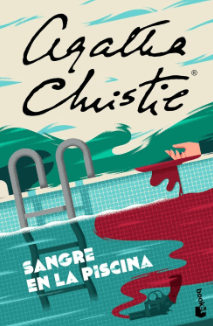 Portada de la novela de suspense de Agatha Christie Sangre en la piscina