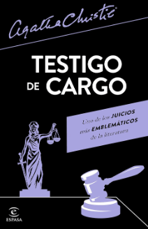 Portada de la novela de suspense de Agatha Christie Testigo de cargo