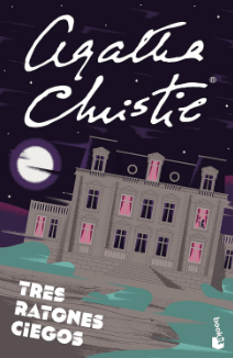 Portada de la novela de suspense de Agatha Christie Tres ratones ciegos