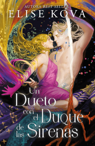 Portada del romance paranormal de Elise Kova Un dueto con el duque de las sirenas