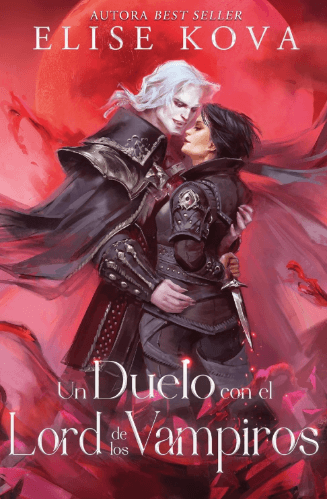 Portada del romance paranormal de Elise Kova Un dueto con un lord de los vampiros