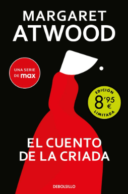 portada de la distopía El cuento de la criada de Margaret Atwood