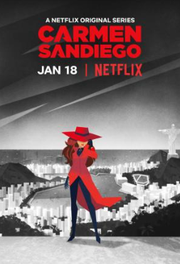 póster de la serie Carmen Sandiego